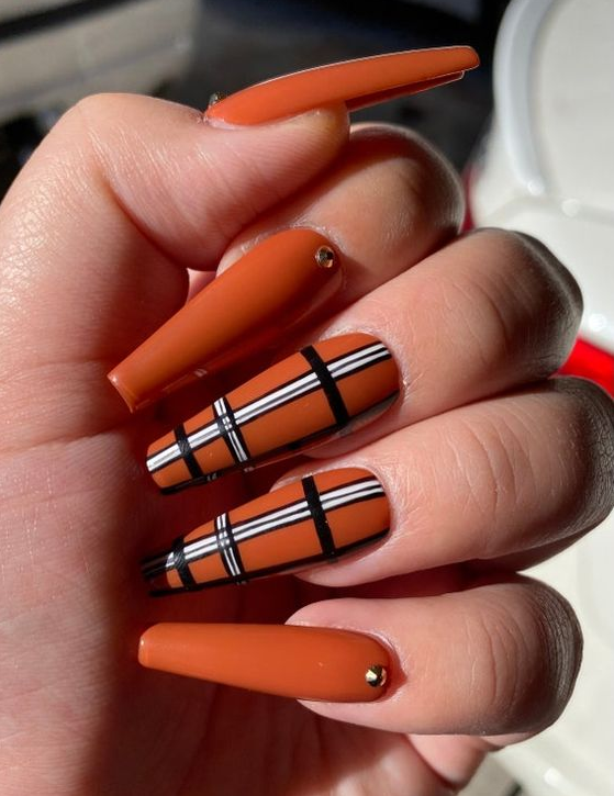 Flannel Nails - Flannel Nails Fall