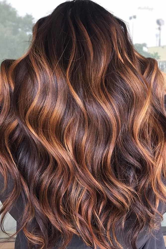 Caramel Highlights On Brown Hair